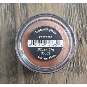 Bare Escentuals Eyecolor Full Size .57g bareMinerals Glimpse in PEACEFUL Sealed
